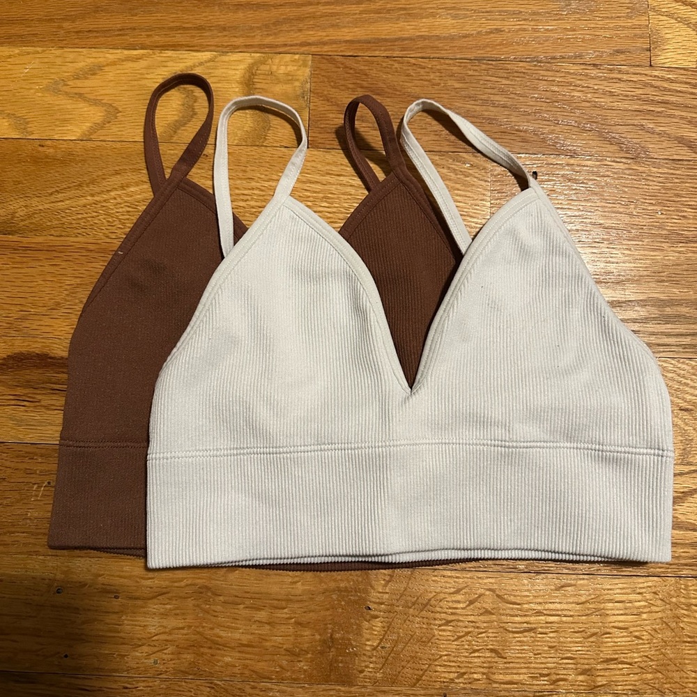 A&F Seamless Triangle Bralette - XS